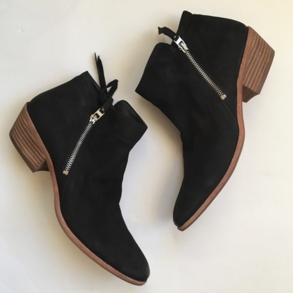 Sam Edelman Packer Double Zip Suede Booties - Picture 12 of 12